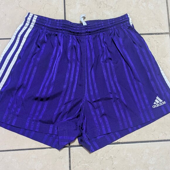 Adidas Soccer Shorts Women's Size Medium Purple Pre-owned - Picture 1 of 5